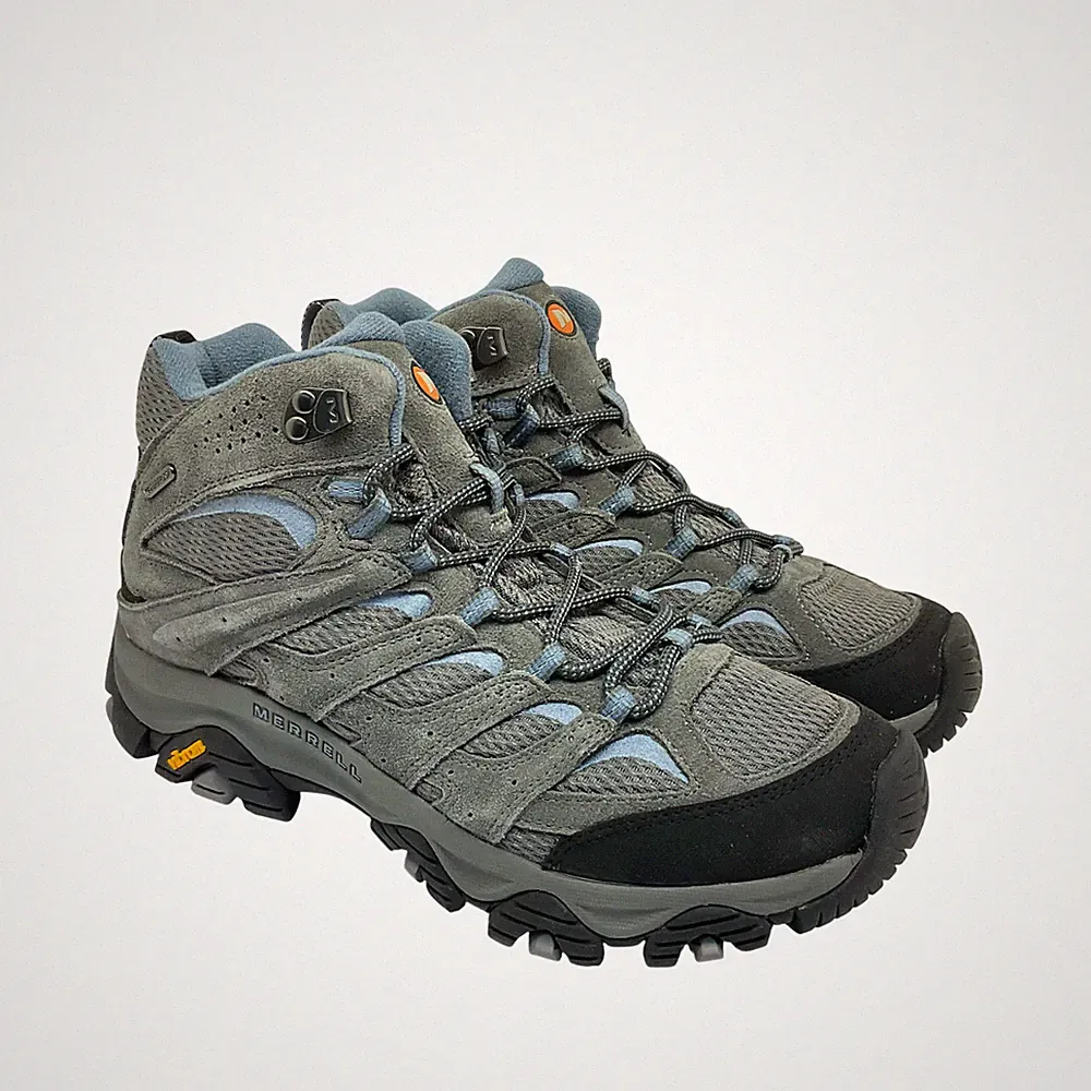 Merrell Men's Mid-Cut Moab 3 WP Trail Hiking Boots J500162 Granite Size 7.5M